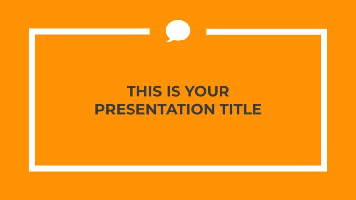 Orange Professional. Free PowerPoint Template & Google Slides Theme