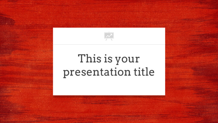 Rojo Creativo. Plantilla PowerPoint gratis y tema de Google Slides