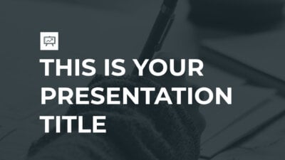 Free modern presentation for startups - Powerpoint template or Google Slides theme