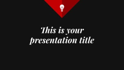 Free elegant and corporate presentation - Powerpoint template or Google Slides theme