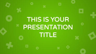 Free maths and geometry presentation - Powerpoint template or Google Slides theme