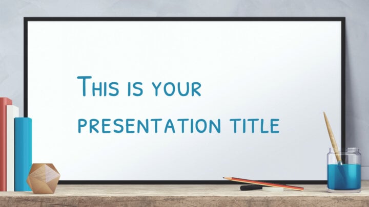 Quadro Branco. Template PowerPoint grátis e tema do Google Slides