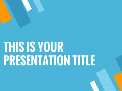 Modern and dynamic free Powerpoint template or Google Slides theme