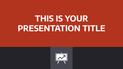Free simple corporate Powerpoint template or Google Slides theme