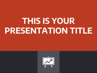 Free simple corporate Powerpoint template or Google Slides theme