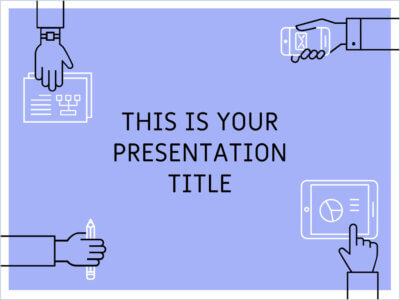 Free Powerpoint template or Google Slides theme with teamwork illustrations