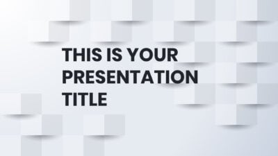 Free Powerpoint template or Google Slides theme with white business background