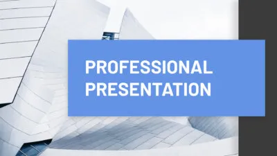 Professional presentation design