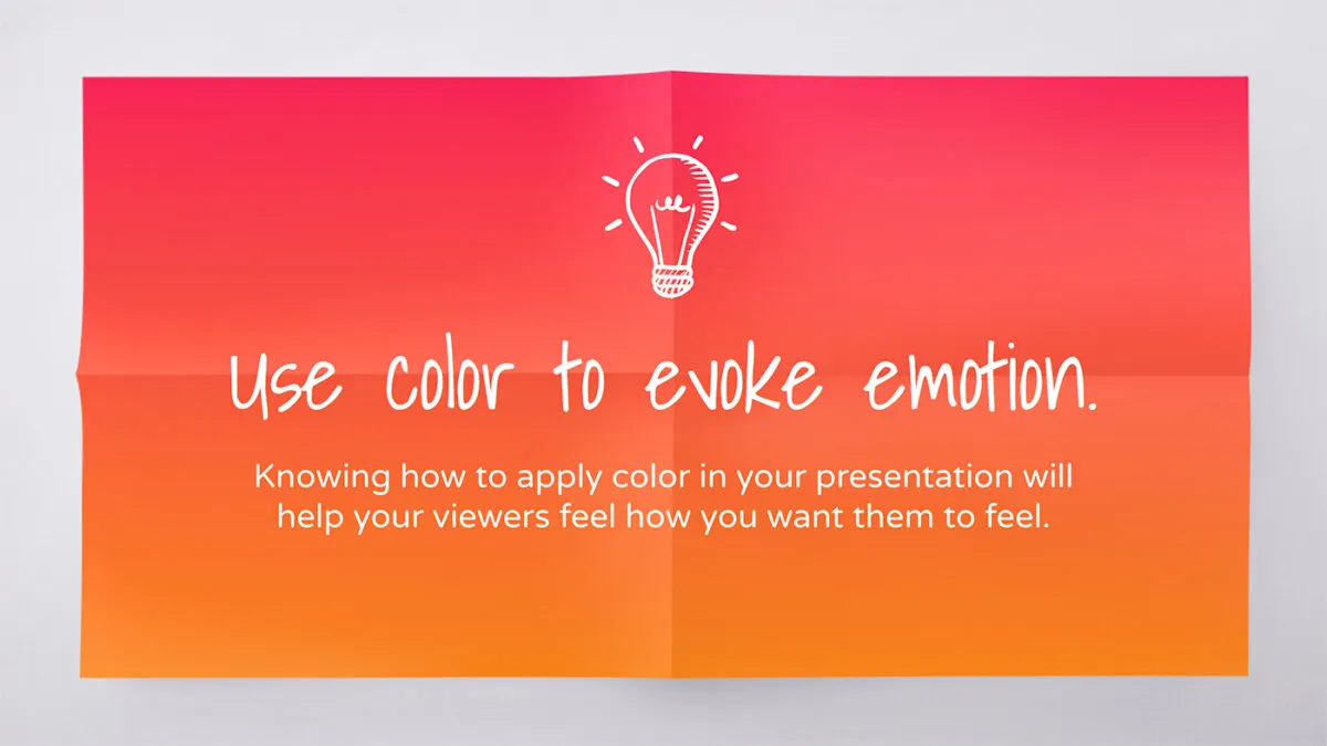 Use Visual Communication To Elevate Your Presentations - Master the use of color