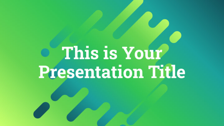 Neon Green. Free PowerPoint Template & Google Slides Theme