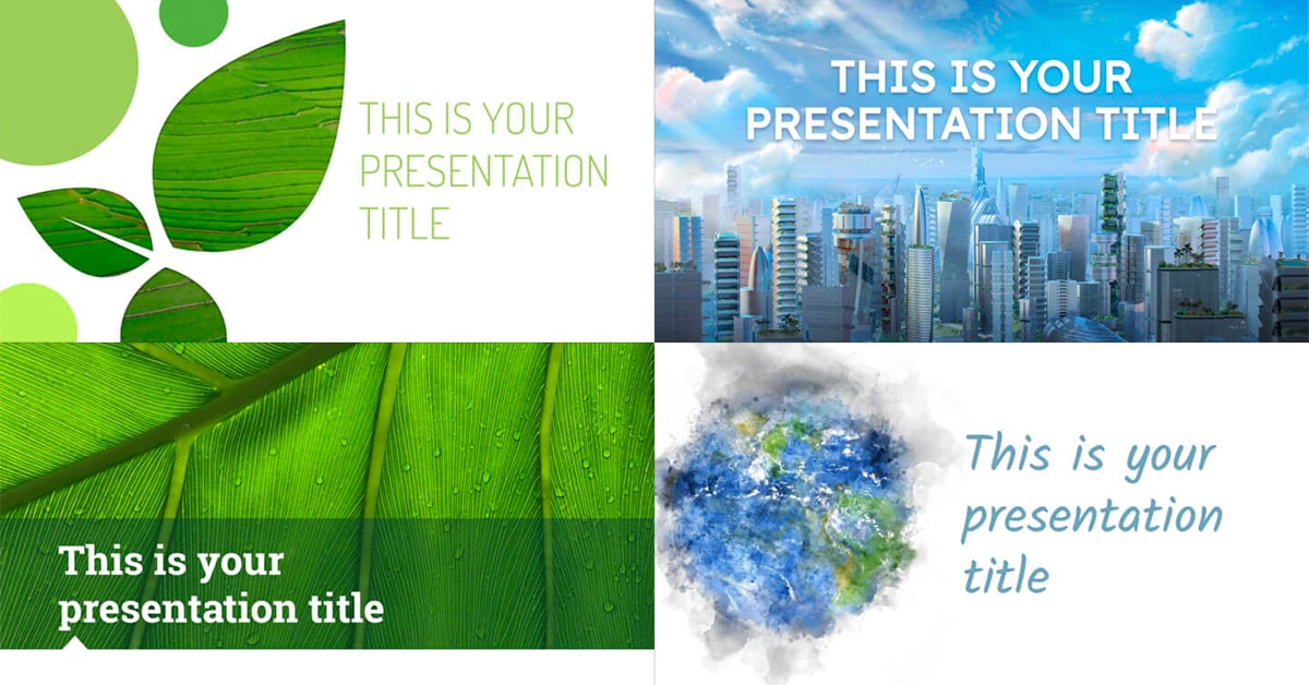 Nature PowerPoint Backgrounds  Free PowerPoint Template