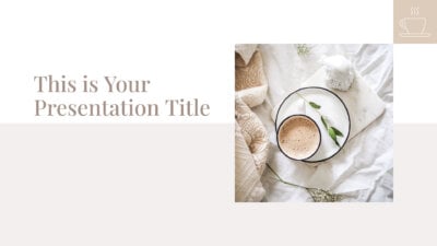 Free stylish PowerPoint template and Google Slides theme with neutral colors