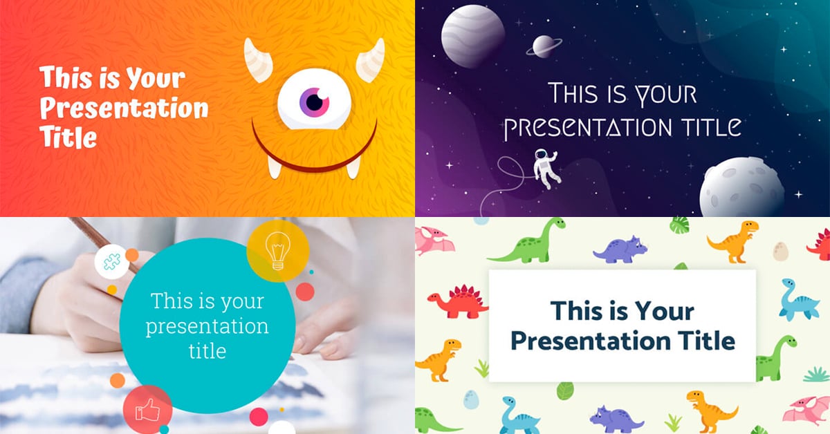 Templates divertidos para PowerPoint e Google Slides grátis
