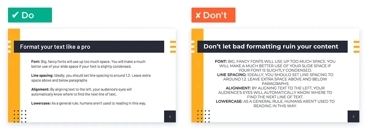 Easy Tricks for Designing a Text-heavy Presentation: Format Text like a Pro