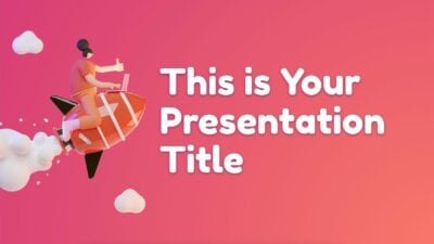 Free playful Powerpoint template and Google Slides theme with 3D people