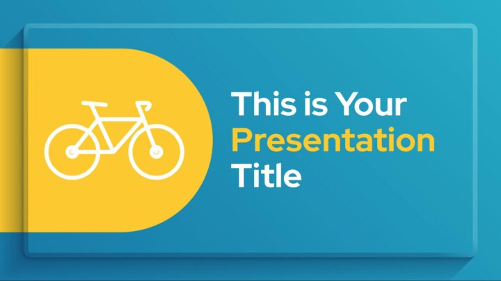 Bisel Sutil. Template PowerPoint grátis e tema do Google Slides