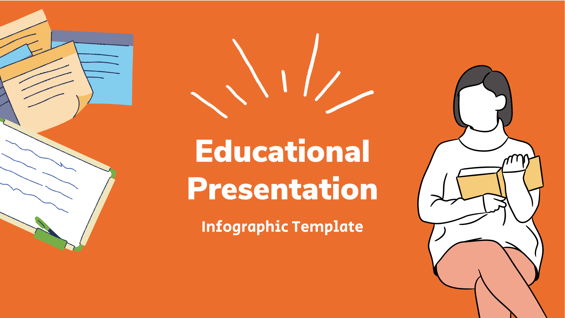 Education Infographic. Free PPT Template & Google Slides Theme