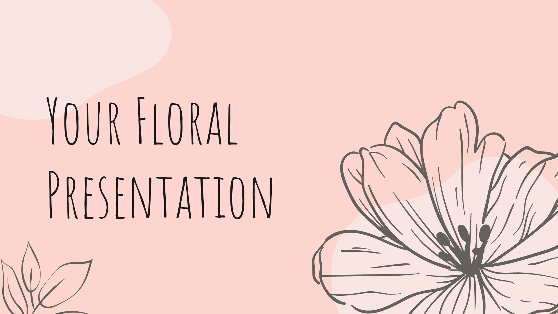 Floral Spring. Free PPT Template & Google Slides Theme