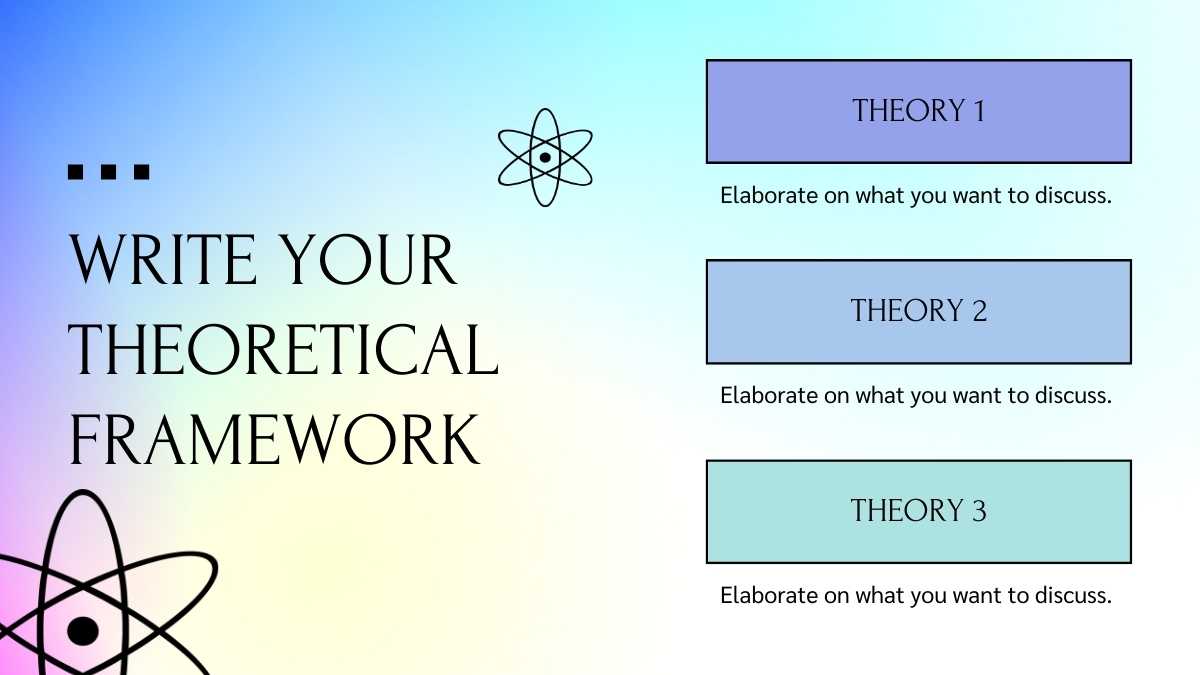 pastel multicolor gradient formal research paper presentation