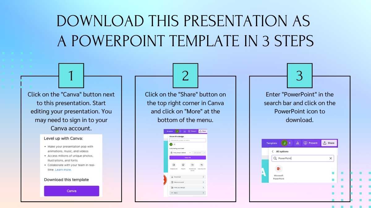 pastel multicolor gradient formal research paper presentation