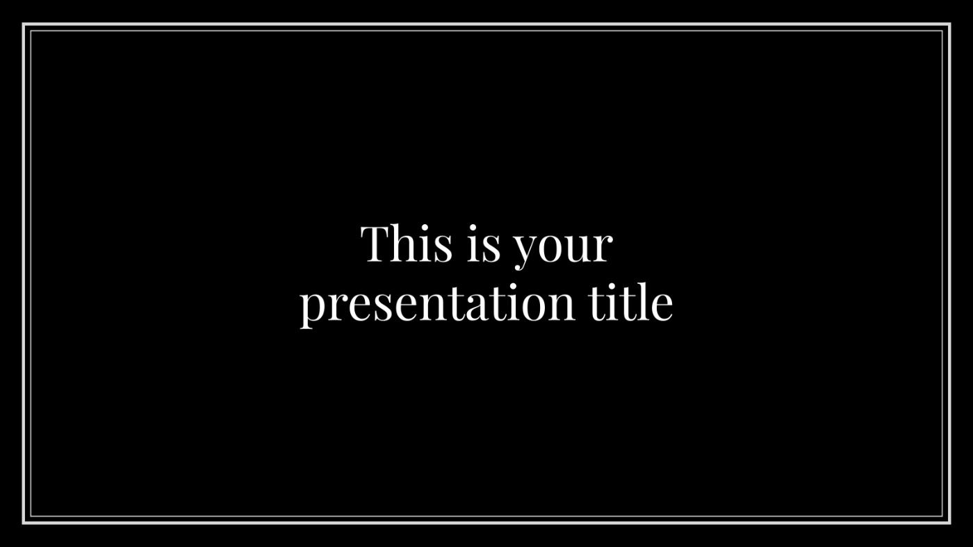 simple powerpoint background black and white