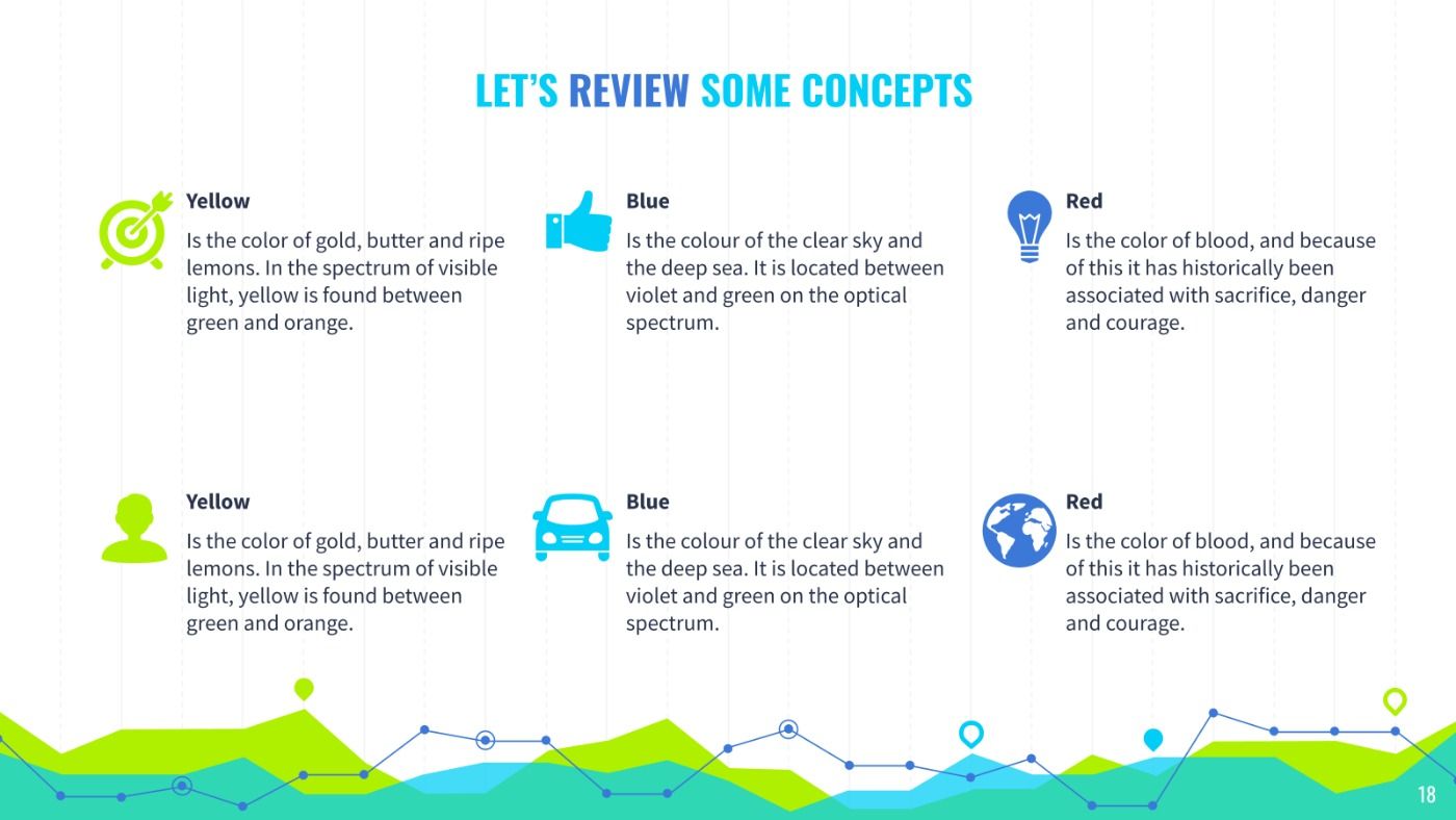 Colorful Stats. Free PowerPoint Template & Google Slides Theme