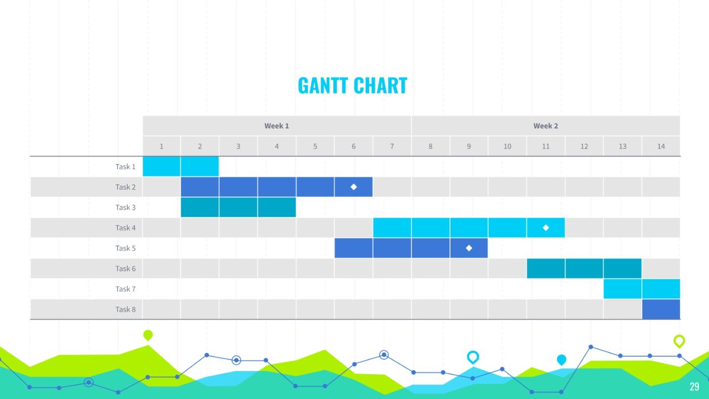 Colorful Stats. Free PowerPoint Template & Google Slides Theme