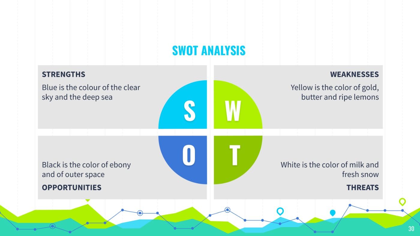 Colorful Stats. Free PowerPoint Template & Google Slides Theme