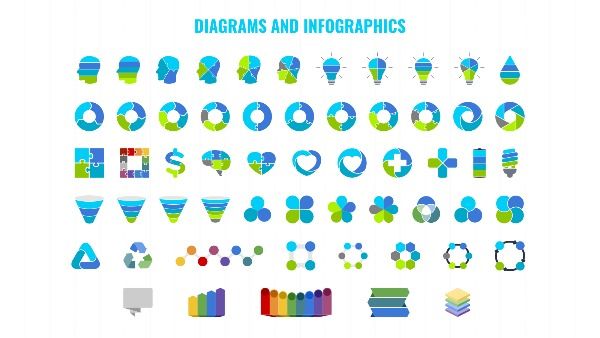 Colorful Stats. Free PowerPoint Template & Google Slides Theme