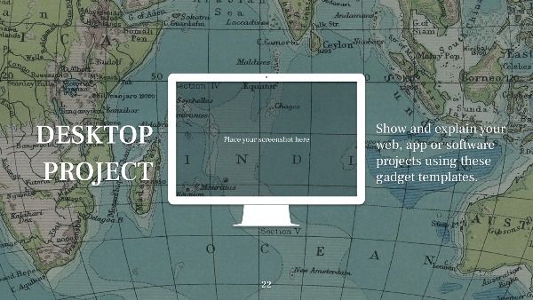 Vintage Geography. Free PowerPoint Template & Google Slides Theme