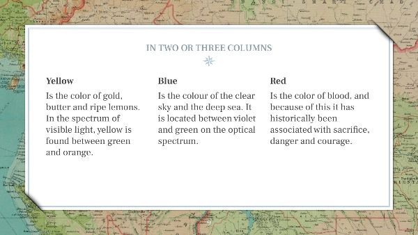 Vintage Geography. Free PowerPoint Template & Google Slides Theme