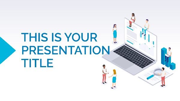 Blue Marketing. Free PowerPoint Template & Google Slides Theme