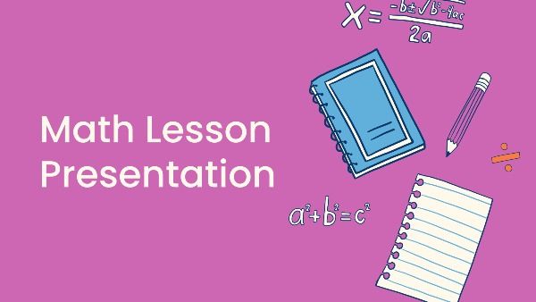 Math Lesson. Free PPT Template & Google Slides Theme