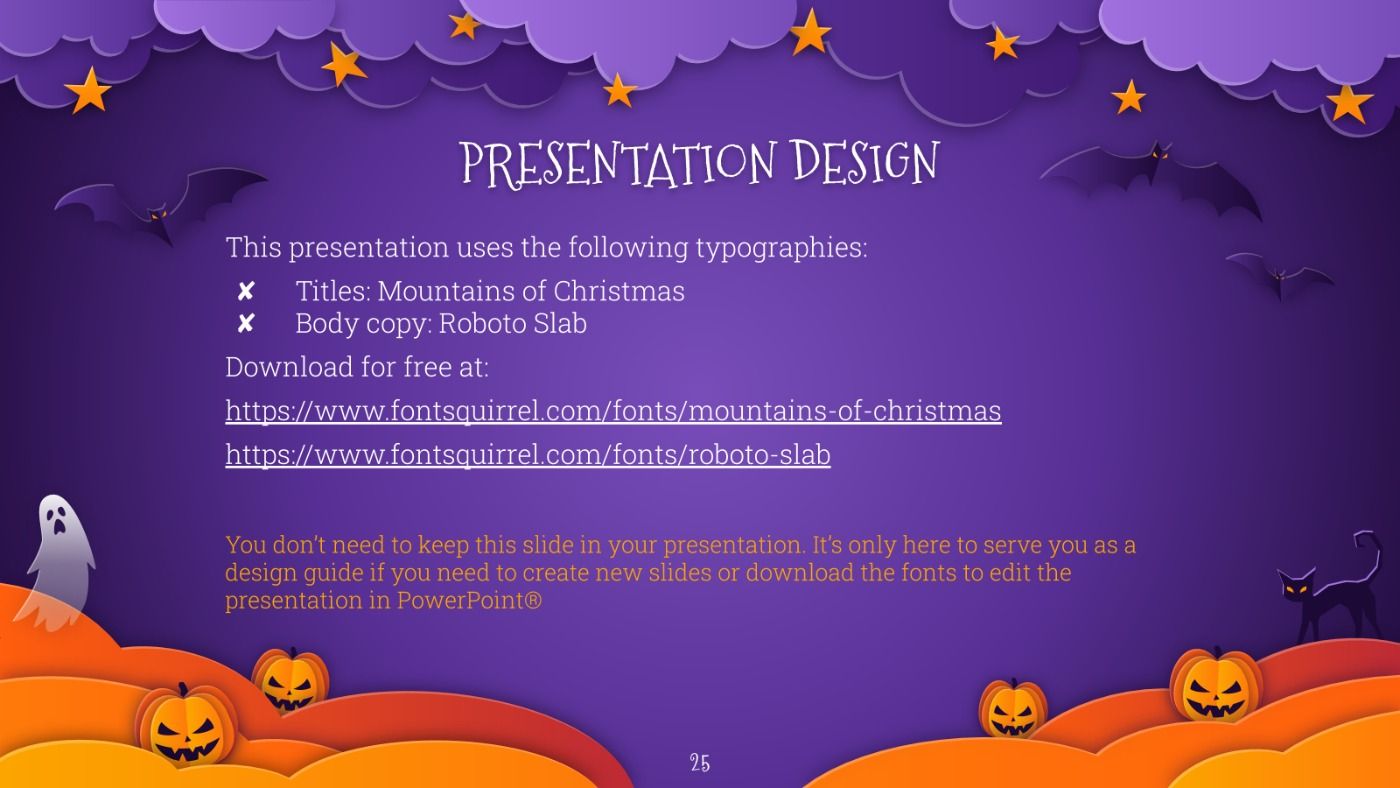 Happy Halloween. Free PowerPoint Template & Google Slides Theme