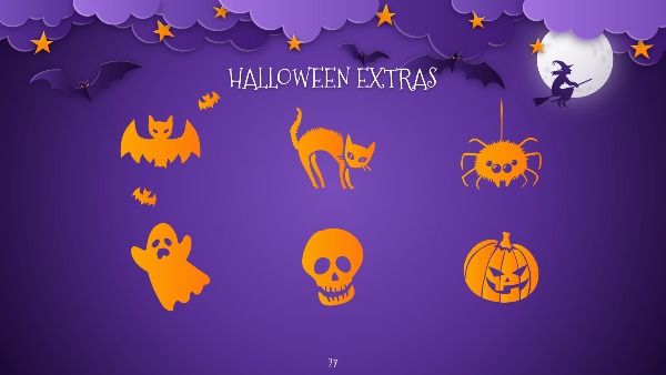 Happy Halloween. Free PowerPoint Template & Google Slides Theme