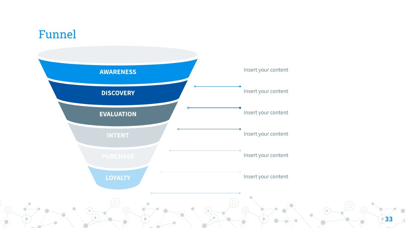 Blue Connections. Free Powerpoint Template & Google Slides Theme