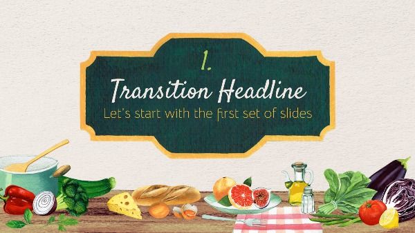 Real Food. Free PowerPoint Template & Google Slides Theme